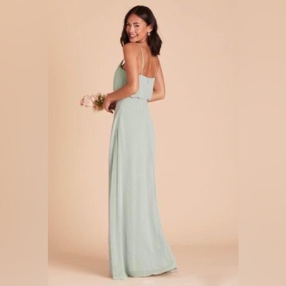 Birdy Grey Bridesmaids Dress - Gwennie in Sage (Chiffon) Size Medium - Picture 2 of 2